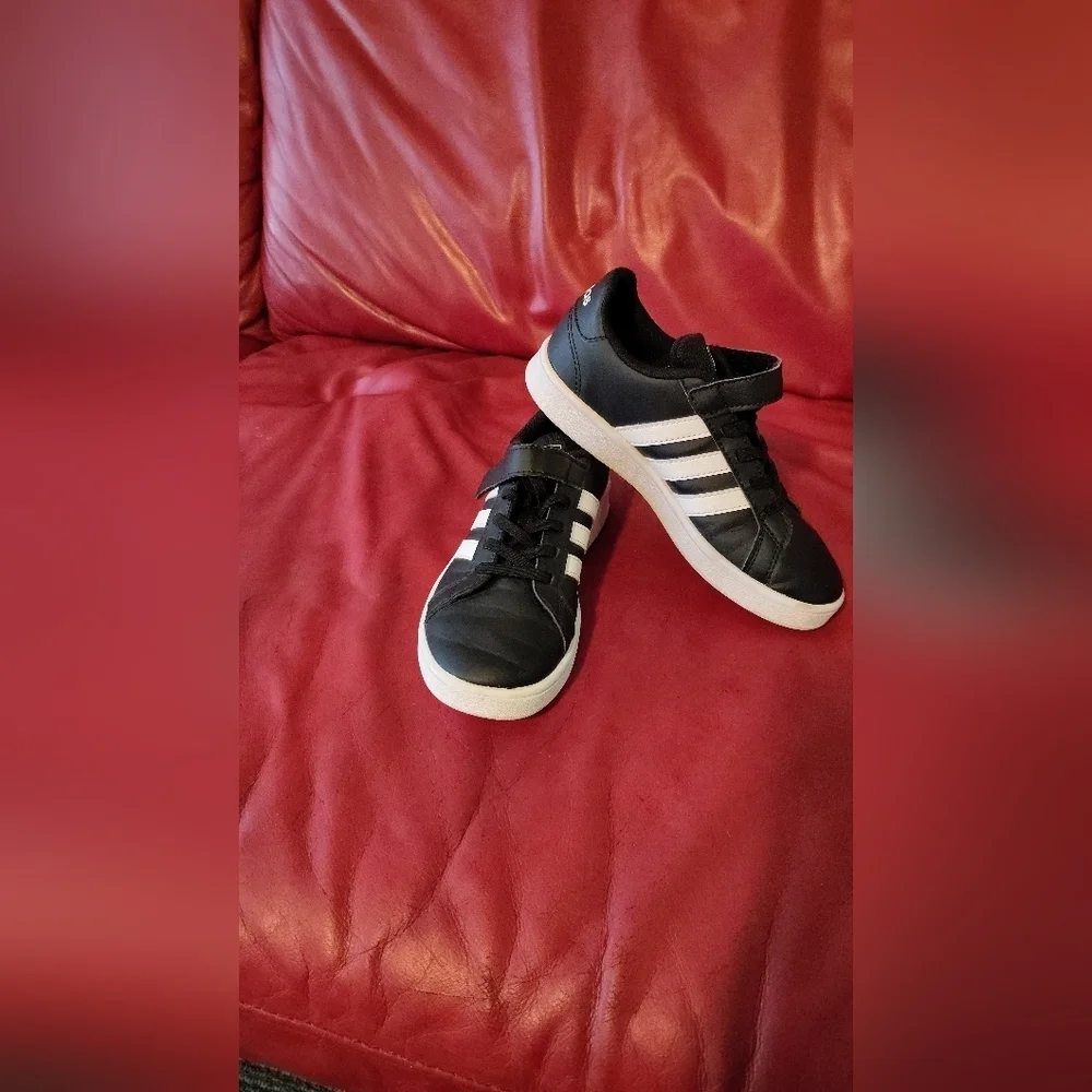 adidas Black and White Boat Shoes